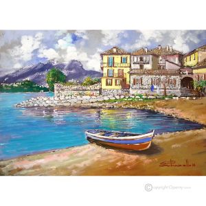 COMER SEE Acrylgemälde auf Leinwand modern Made in Italy