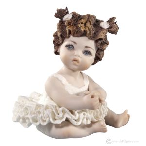 LILA - Capodimonte, Ballerina-Porzellanstatuette, Schönheit und Kunst.
