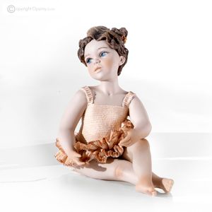 LUCILLE - Capodimonte, raffinierte Porzellantänzerin, reine und romantische Kunst.