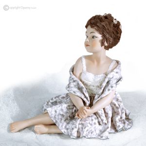 LUDOVICA - Capodimonte, kostbare Statuette, ein Meisterwerk aus feinem Porzellan.