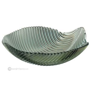 MAMBO Authentischer, handbemalter, moderner dekorativer Tafelaufsatz aus hochwertigem Glas.