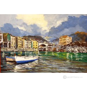 MEER Acrylgemälde auf Leinwand modern Made in Italy
