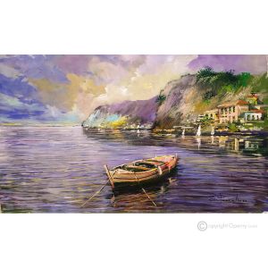 MEER Acrylgemälde auf Leinwand modern Made in Italy
