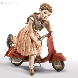 MARIU - Handgefertigte Puppe, Capodimonte-Porzellan, kostbare Kunst.