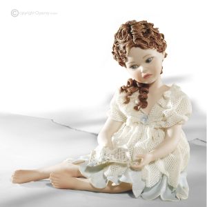 OFELIA Capodimonte romantische Statuette, italienische Eleganz und Süße.