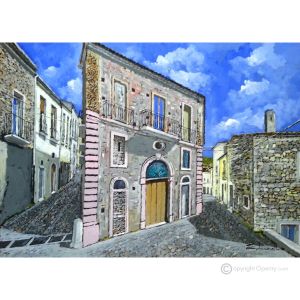 ORSARA Acrylgemälde auf Leinwand modern Made in Italy