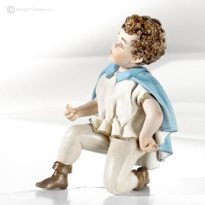 PRINCE CHARMING – Capodimonte-Porzellan, romantische Märchenstatuette, zeitlose Kunst.