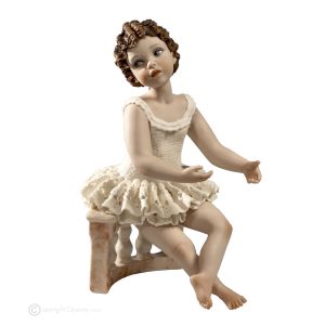 SABINE - Capodimonte, Ballerina aus Porzellan, ein einzigartiges Sammlerstück.