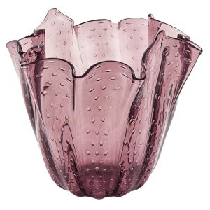 FAZZOLETTO BOLLE Murano Glas Schale Vase Murrine Made in Italy
