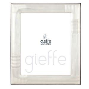 Bilderrahmen Silber - Innendekor - Fein gestreiftes Muster