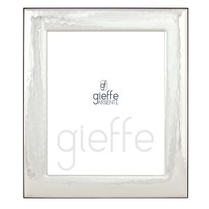 Bilderrahmen Silber - Tischdekor - Glänzendes Hammerschlagmuster