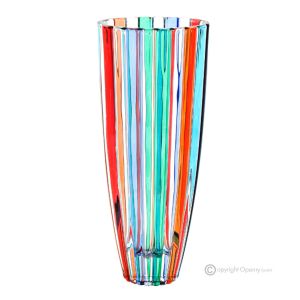 OVAL Venezianische Exklusive Vase Deko superior Klangglas handbemalt wertvoll Venedig Stil edel