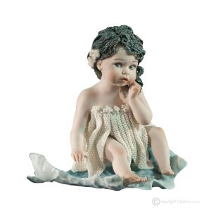 LILA – Capodimonte, elegante Porzellanstatuette, ein einzigartiges Kunstwerk.