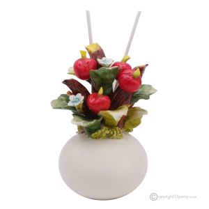 CHERRIES – Lufterfrischer, Raumdiffusor, Capodimonte-Keramik, handgefertigt