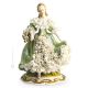 FRÜHLINGSDAME 1015T Capodimonte Porzellan Figur Barock handgemacht Wohnkultur elegant