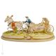 DER WAGEN Capodimonte Porzellan Figur Barock handgemacht exklusiv hochwertig exklusiv