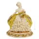 FRAU 1107 Italienische Porzellan Figur Barock handgemacht Wohnkultur Italienisches Design