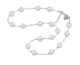 ONDA Collier Halskette Muranoglas 925 Silberblatt Venedig Handarbeit Made in Italy
