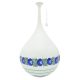 SPILLO Italienische Keramik Vase handgemacht Blumenmotiv handbemalt