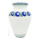 FASCIA ROSE Italienische Keramik Vase handgemacht Blumenmotiv handbemalt