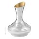 DEKANTER Weindekanter Wasserdekanter Karaffe Versilbert Vergoldet Edelmetalle Handarbeit Made in Italy *0,5l
