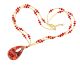 CORINNE Collier Halskette Muranoglas Schmuck Original Venedig Gold Blatt 24k Aventurin