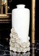 SPLENDIDO Italienische Keramik Vase handgemacht 24k Goldfarbe Swarovski-Kristalle