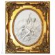 VENUS UND CUPIDO Bild Basrelief Flachrelief Porzellan Capodimonte Handgemacht Made in Italy