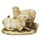 SCHAFE Italienische Porzellan Figur handbemalt Wohnkultur exklusiv Italienisches Design 