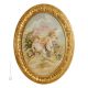 CHERUBIM WITH ROSES Bild Basrelief Flachrelief Porzellan Capodimonte Made in Italy