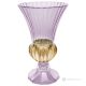 ADA handbemalte Vase, authentisch, modern, dekorativ aus hochwertigem Glas.-Rosa