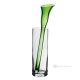 ALBA Authentische handbemalte moderne dekorative Vase aus hochwertigem Glas.