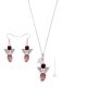 ANGELO 7 Schmuckset Damen Murano Glas Schmuck modern stilvoll exklusiv elegant Venedig Stil 