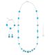 AURORA 59 Schmuckset Damen Luxus Schmuck Muranoglas 925 Silberblatt mundgeblasene Glasperlen 