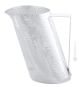 CARAFFA ACQUA INCLINATA Dekanter Weinkaraffe Wasserkaraffe Versilbert Edelmetalle Handarbeit Made in Italy 