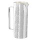 CARAFFA BECCO LARGO Dekanter Weinkaraffe Wasserkaraffe Versilbert Edelmetalle Handarbeit Made in Italy 0,8l
