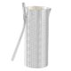 CARAFFA MANICO CURVO Dekanter Weinkaraffe Wasserkaraffe Versilbert Edelmetalle Handarbeit Made in Italy *1,3l