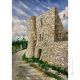 HISTORISCHES SCHLOSS MOLINARA Acrylgemälde auf Leinwand modern Made in Italy