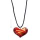 CUORE Murano Glas Schmuck Kette Damen mundgeblasene Glasperlen 24k Goldblatt Pendant Anhänger