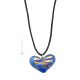 CUORE Murano Glas Kette Damen mundgeblasene Glasperlen 24k Goldblatt Pendant Italienisches Design