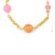 MERLETTO Murano Glas Schmuck Kette Damen mundgeblasene Glasperlen 24k Goldblatt Venedig Stil