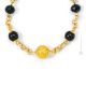 ORO Muranoglas Schmuck Kette Damen mundgeblasene Glasperlen 24k Goldblatt Venedig Stil elegant