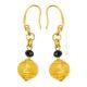 FASCIA ORO 5 Muranoglas Ohrringe Damen Luxus Schmuck mundgeblasene Glasperlen 24k Goldblatt