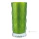 FANTASY Authentische, moderne, dekorative, handbemalte Blumenvase aus Kristall.