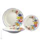 PIATTI FIORACCIO Kollektion Tellerset Set 18 Teller für 6 Personen Geschirrset  handgemachte Castelli Keramik Made in Italy