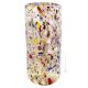 ARLECCHINO 105D Exklusive Vase Murano Glas Deko mundgeblasen 925 Blattsilber Murrine exklusiv