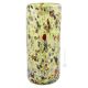 ARLECCHINO 105G Exklusive Vase Murano Glas Deko mundgeblasen 925 Blattsilber Murrine exklusiv