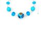 MILLEFIORI Murano Glas Kette Damen mundgeblasene Glasperlen Modeschmuck Murrine Perlenkette