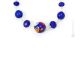 MILLEFIORI Muranoglas Kette Damen mundgeblasene Glasperlen Modeschmuck Murrine Venedig Stil