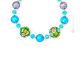 FIORE Murano Glas Schmuck Kette Damen mundgeblasene Glasperlen Luxus 24k Goldblatt Venedig Stil